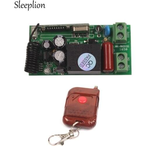 Sleeplion Home Wireless Remote Control Switch AC 220V Receiver Remote Transmitter Room Lights Wall Lamps ON/OFF
