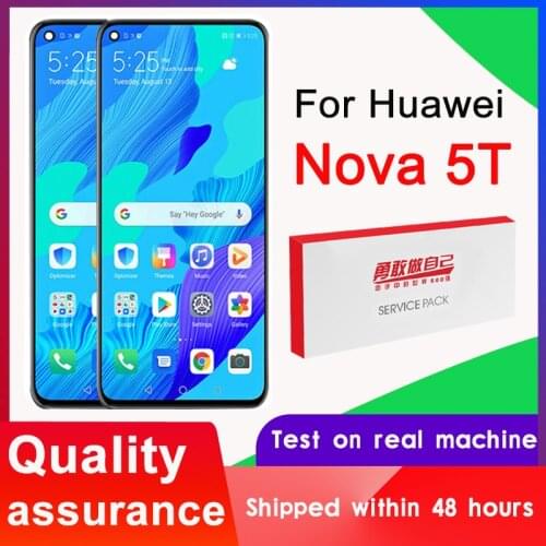 AAA Quality 6.26'' Display Replacement For Huawei Nova 5T LCD Display Touch Screen Digitizer Assembly YAL-L21 L61A L61D L71A