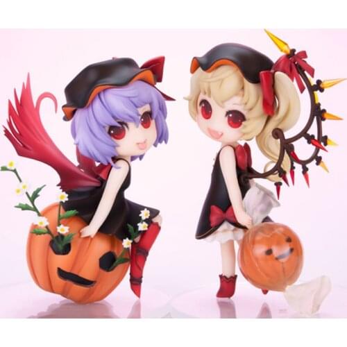 Anime Touhou Project Hakurei Reimu 74# Yakumo Yukari Action Figure PVC 10cm Collection Model Dolls Toys for Boys Gifts