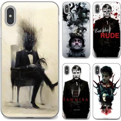 Graham-hannibal-mads-eat-the-rude For Samsung Galaxy A12 A31 A41 A51 A71 A20e A21s M30 A10 A30 A40 A50 A60 A70 TPU Silicone Case