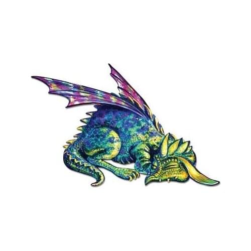 Cute Dragon Sleeping - Vinyl Sticker Waterproof Decal
