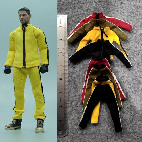 1/12 Scale Soldier Sportswear Pants Model for 6" Body Figure