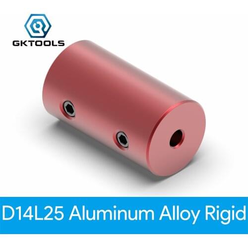 GKTOOLS D14L25 Aluminum Alloy Couplings Bore 3x6mm 3.17x6mm 5x8mm Red Flexible Shaft Coupler 3D Printers Stepper Motor Parts