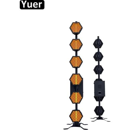 2Pcs/LotNew 6x300W Retro Flash luxury Decorative Lamp Nightclub DJ Disco Stage Wash Effect Light Professional Lighting Equipment