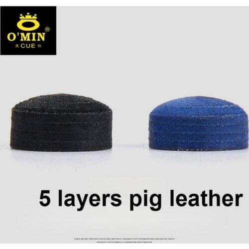 New Arrival One Piece OMIN Snooker Cue Tip 11mm M S H Black Blue Billiard Accessories Cue Tips Durable Made in Japan 2019