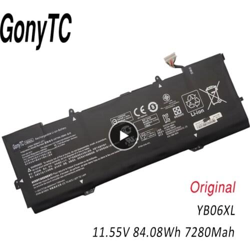 Genuine YB06XL Battery For Hp Spectre x360 15-ch000 15-ch004na 15-CH011DX 15-CH005NG HSTNN-DB8V Batteria Original Quality