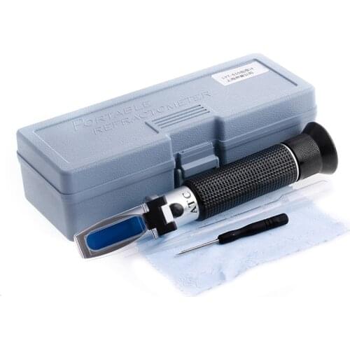Salinity Refractometer Meter Water Reader Marine 0~10% Salt Aquarium Test Tester Q84D