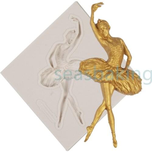 Dancer Silicone Mold Fondant Mold Cake Decorating Tools Chocolate Gumpaste Mold