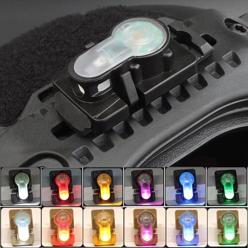 Tactical Helmet Signal Light Outdoor Waterproof MOLLE Strobe Signal Indicator For Military Hunting CS Game Survival Rescue Tools