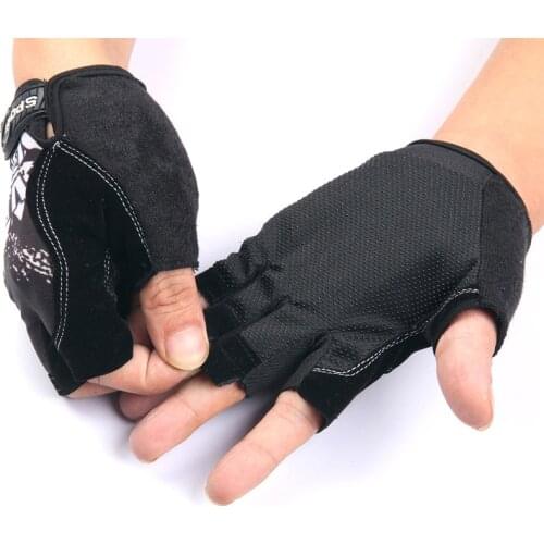 Bike Cycling Fitness Gloves Anti Slip Breathable Weight Lifting Training Fishing Outdoor Sport Dumbbell Men Workout Running Gym