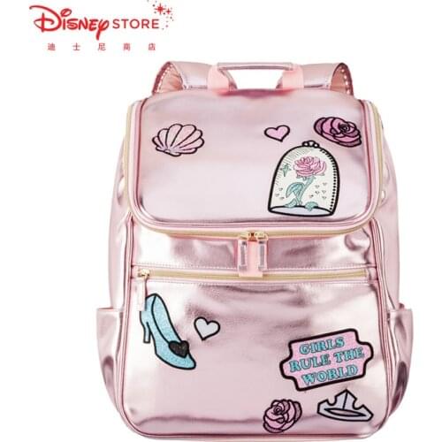 New Fashion Disney Frozen Princess Aisha Cartoon Bag Large Capacity Waterproof Backpack Children Book Bag Festival Girl Gifts