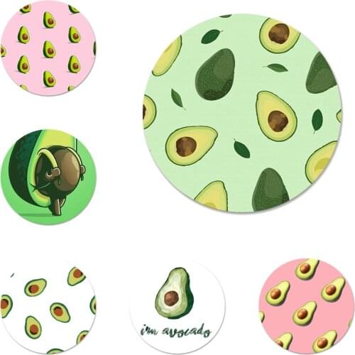 Avocado Icons Pins Badge Decoration Brooches Metal Badges For Clothes Backpack Decoration
