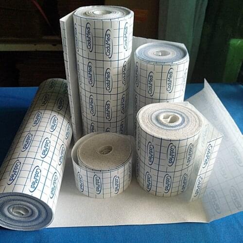 1pcs 5 10 15 20 25cm * 10m export medical Spunlaced non-woven tape roll mesh plaster self adhesive medical application free ship