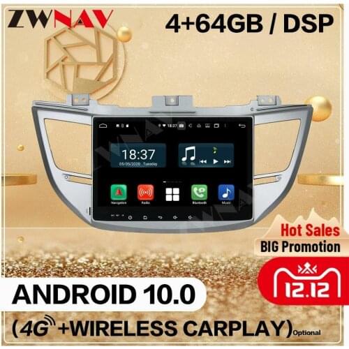 128GB 2 Din For Hyundai Tucson IX35 2014 2015 2016 2017 2018 Android Multimedia Auto Audio Radio GPS Navi Head Unit Auto Stereo