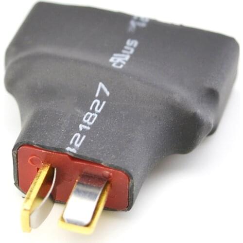 Lipo Battery Connector Adapter 1 Male 2 Female T Plug Parallel For Rc Lipo Battery