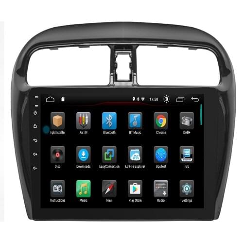 9"2.5D Car DVD Multimedia player For Mitsubishi mirage attrage 2012-2018 2din Android 10 Radio Tape Recorder Navigation GPS