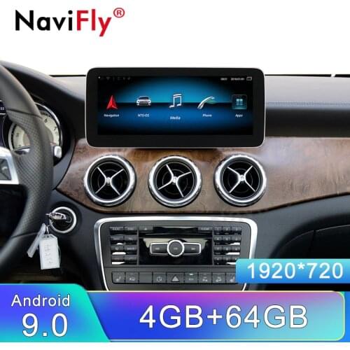 NaviFly Car multimedia player for Mercedes benz GLA Class X156 2013-2015 NTG 4.5 Android 10 Auto gps navigation WIFI IPS screen