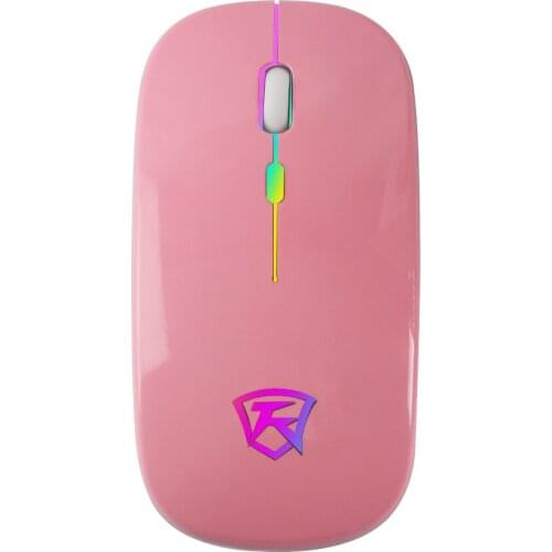 2.4G Wireless Mouse RGB Gaming Silent Mouse 1600DPI USB Optical Computer Mause Rechargeable Office Mice With LED Backlit For PC