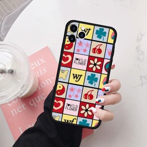 ZUIDID Lucky Phone Case For iPhone 12 Pro Max 11 XS X XR SE20 8 7Plus Fashion Peacr N Luv Hard PC Back Cover Matte Flower Fundas