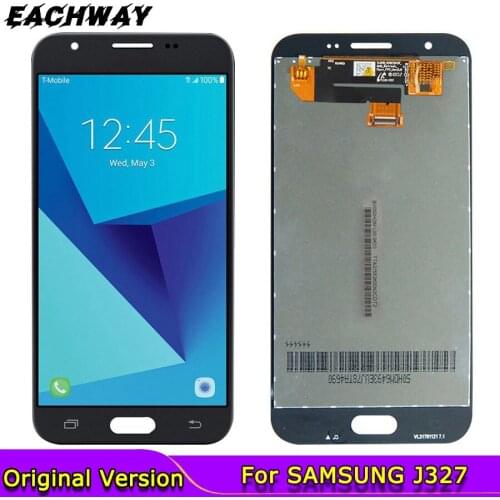 For SAMSUNG GALAXY J327 LCD J3 Prime 2017 Emerge 2017 2nd Display Touch Screen Assembly Replacement For 5.0" SAMSUNG J327 LCD