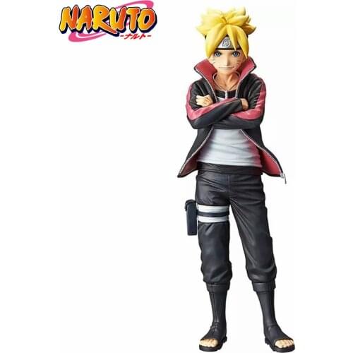 Naruto Boruto PVC Action Figures Toys 220mm Naruto Shippuden Anime Uzumaki Boruto Figurine Collectible Model Toy Figura