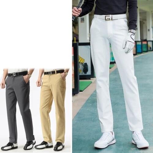 Golf Pants for Men POLO Golf Apparel Mens Trousers Summer Breathable High Elastic Sports Shorts Golf Clothing Plus Size