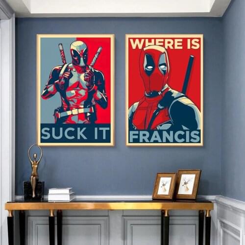 Marvel Superhero Canvas Painting Avengers Spiderman Posters and Prints Wall Art Comic Picture Cuadros for Living Room Decor