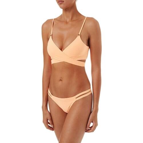 3 Colors Bikini Sexy Soild Bikini Set Women Swimsuit 2019 Summer Solid Swimwear Bathing Suit Beach Wear Female Swimsuit 5044