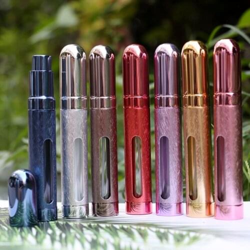 Hot Sale 12MLWindow Metal Perfume Spray Bottle Bullet Head Aluminum Tube Perfume Bottle