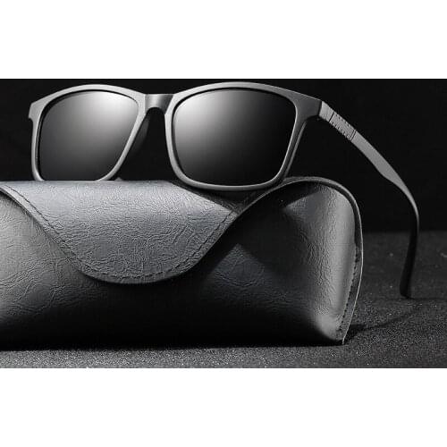 Classic Square Frame Women Polarized Sunglasses Fashion Vintage Anti-Reflective Driving Mirror Brands Men Sun Glasses Uv400