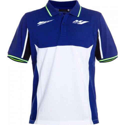 Summer Moto GP For Yamaha 100% Cotton Polo Shirt Mens Motorcycle Racing Biking Poloshirt