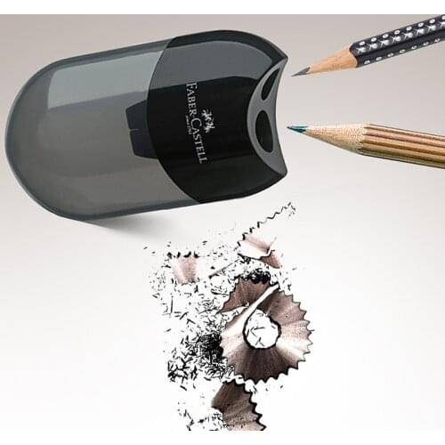 Double Hole Pencil Sharpener Creative Transparent Pen Knife Kid Student Cutting Stationery School Supplies