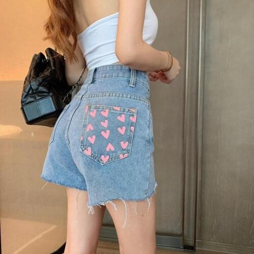 Yeechop Womens Short Jeans