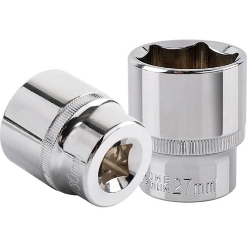 1pcs hexagon 1/2 short socket Wrench Head Sleeve Chrome vanadium alloy 8MM 9MM 10MM 11 12 13 14 15 16 17 18 19 20 21 22 23 24