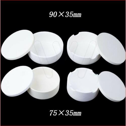 1pc with cover high purity zirconia crowns sintered crucible for dental crucible Crucible with lid flosser