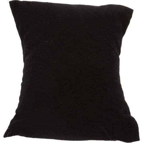 5 x Velvet Bracelet Watch Jewelry Display Pillow Black
