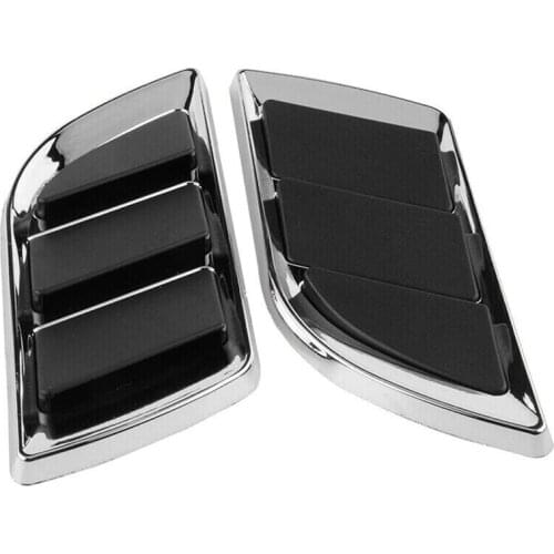 Car Side Air Flow Vent Fender Hole Cover Intake Grille Duct Decoration Sticker