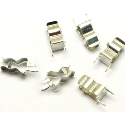 Free Shipping Brand New 500pcs/lot 5x20 mm Fuse Clip 5*20 Fuse Holder,Copper with Nickle Plated Fuse Base Wholesale Dropship