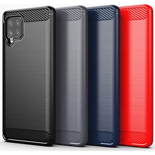 For Samsung Galaxy M42 Case Cover for Samsung Galaxy M42 5G M62 M12 M02S M02 Cover Phone Shell Capa Silicone Business Style Case