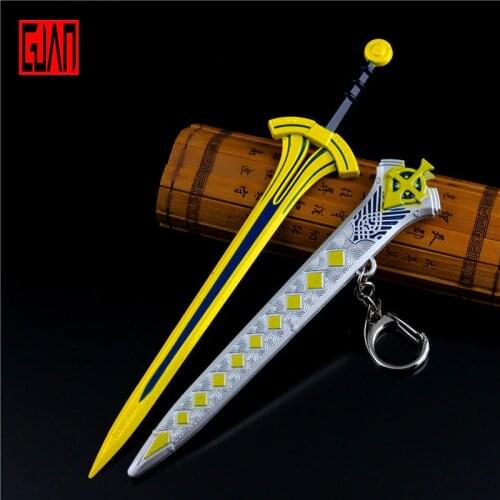 Alloy Sword Weapon Model Destiny Night Collection Souvenir Birthday Gift Fate Knight Wang Yase Pan Dragon Old Sword With Sheath
