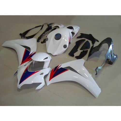 Injection mold Fairing kit for CBR1000RR 08 09 10 11 CBR1000 CBR1000RR 2008 2011 ABS White Fairings set+gifts HC14