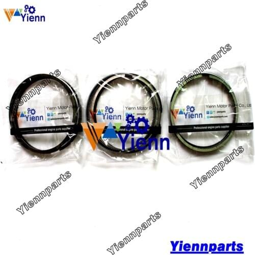 For VOLVO D1.1DCAE4 D1.1 Piston Ring Set EC15 EC20 Excavator Diesel Engine Repair Parts