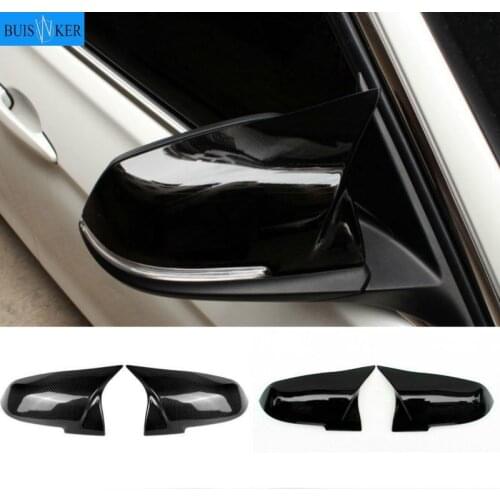 Mirror Covers Left Right Side Rearview Mirror Cover Cap For Bmw F20 F21 F87 M2 F23 F30 F36 X1 E84 I3 I3S Auto Accessories