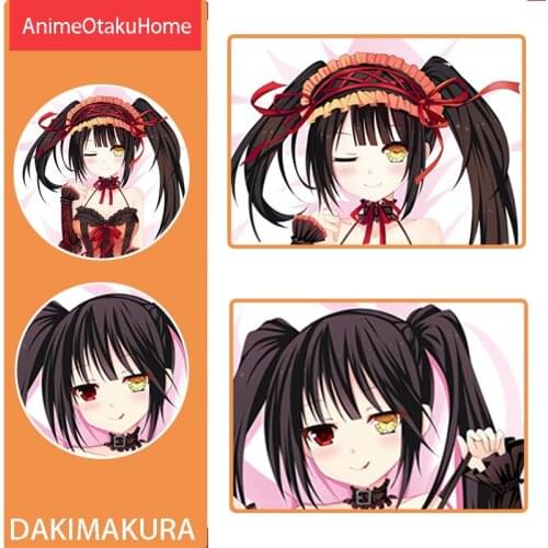 Anime Manga DATE A LIVE Tokisaki Kurumi Throw Pillow Cover Hug Body Pillowcase Otaku Bedding Decoration Dakimakura Pillow Case