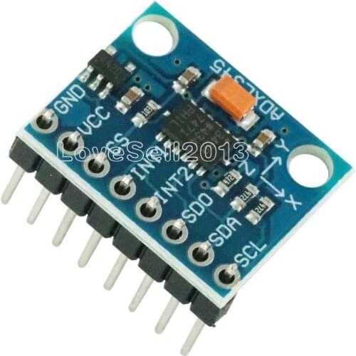 NEW ADXL345 Digital Three 3 Triple Axis Sensor Acceleration Of Gravity Tilt Board For Arduino Module IIC SPI Replace ADXL335