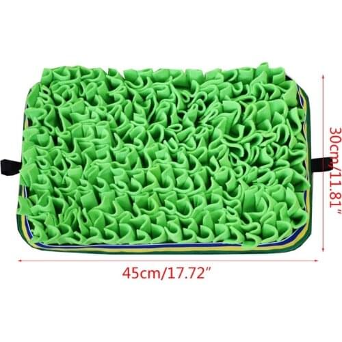 Pet Dog Snuffle Mat Nose Smell Training Blanket Anti-Slip Sniffing Pad Slow Feeding Bowl Food Dispenser Carpet 85AC