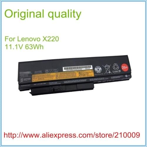 Original Laptop Batteries for X220 X220I 42T4899 42T4900 6-cell 63Wh 29