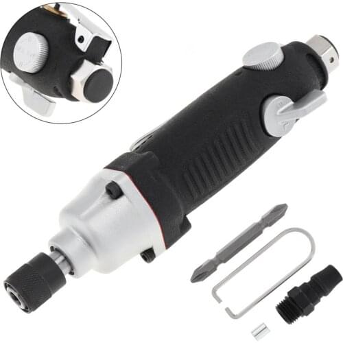 5H Straight Shank Pneumatic Air Screwdriver Pneumatic Tools with Double-headed Screwdriver Bit and Small Hook for Home Renovate