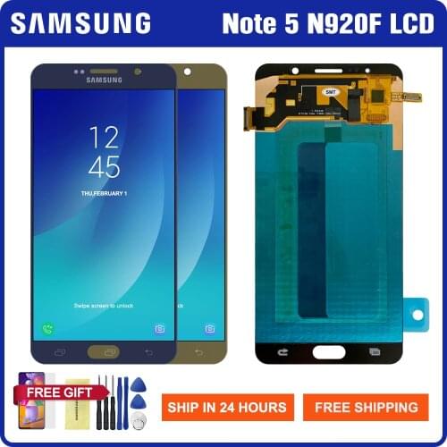 Super Amoled LCD for SAMSUNG Galaxy Note 5 Display Touch Screen Digitizer Part for SAMSUNG Note 5 Note5 N9200 SM-N920