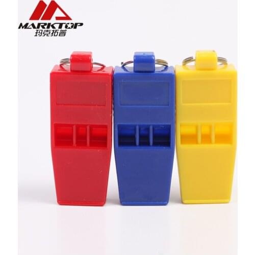 Marktop Whistle Plastic 1Pc Soccer Football Basketball Hockey Baseball Sports Referee Whistle Survival Outdoor M0059